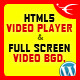 HTML5 Video Player with Multiple Skins