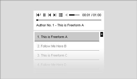 Chameleom HTML5 AudioPlayer  - With Playlist Ex. 3