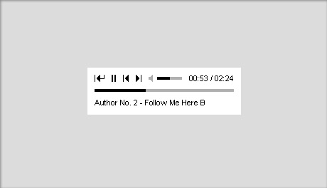 Chameleom HTML5 AudioPlayer  - Without Playlist Ex. 3