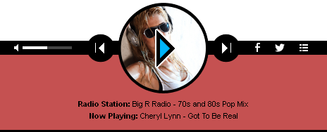 HTML5 Radio Player - Without Playlist Ex. 1