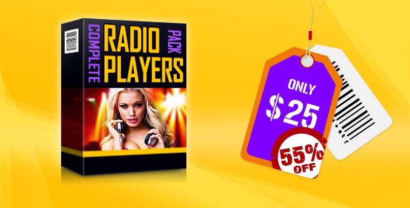 HTML5 Radio Player WordPress Plugins Bundle 55% Discount