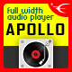 Apollo – Sticky Full Width HTML5 Audio Player jQuery Plugin