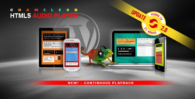 Chameleon - Playlist HTML5 Audio Player WordPress Plugin