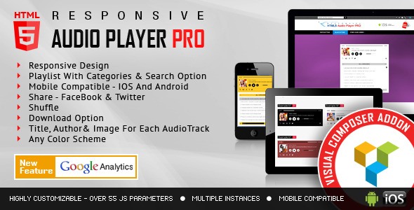 HTML5 Audio Player PRO - VC Add-on