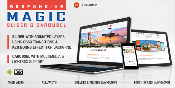Magic Responsive Slider and Carousel WordPress Plugin
